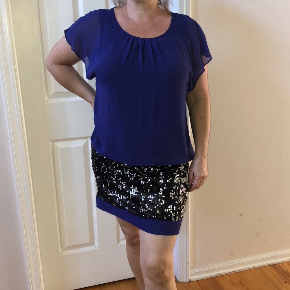 Blue dress